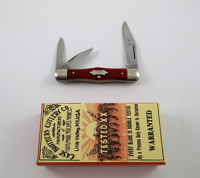 激レアG-RAP FATAL FRESH CURRENCY Case Brothers Classic Bradford PA 19USA92 63083 Red Whittler Knife