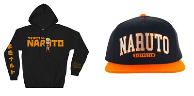 Ripple Junction Naruto - Naruto Chibi Hoodie Size S bonus Collegiate Cap OS