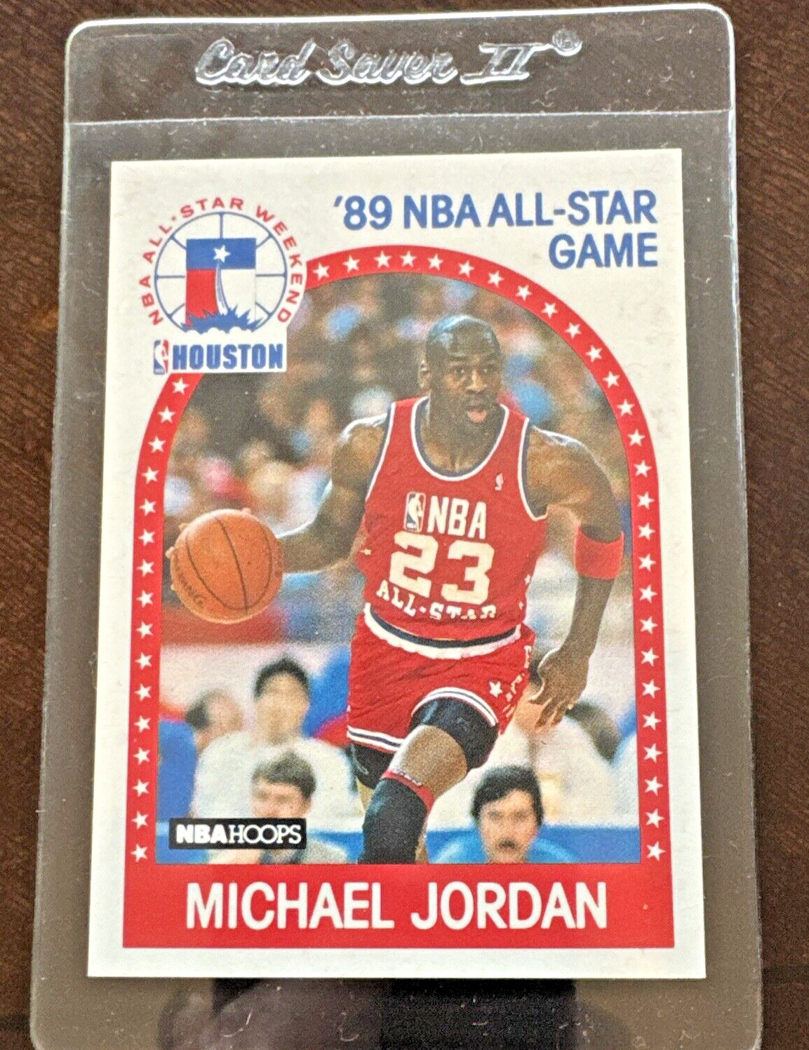 1989 NBA Hoops Michael Jordan All-Star #21 PSA 8 NM-MT Chicago Bulls