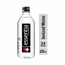 Essentia Water; 20-oz. Bottles; Case of 24; Ionized Alkaline  Assorted Sizes 