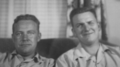 9B Photograph Handsome Man Portrait Close Up 1940-50 s