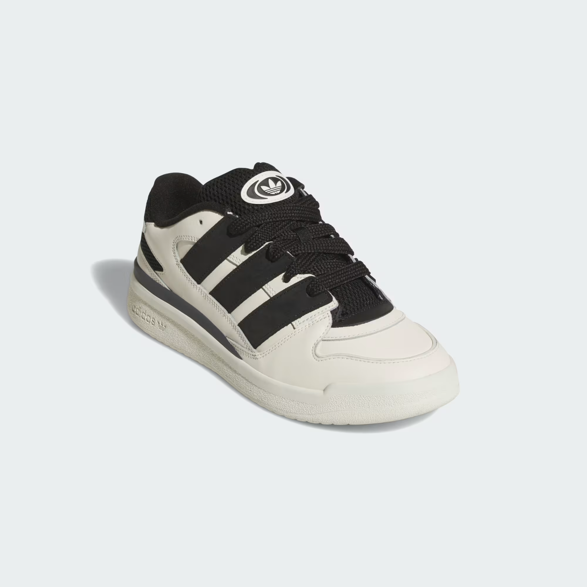 adidas mens Forum2000 JS3158‎ Shoes Core Black / Oat / Off White Size M 10.5 Adidas Forum2000 Core Black / Off White | KicksOnFire main image 4