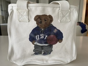 polo bear canvas backpack