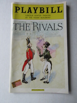 PLAYBILL - THE RIVALS December 2004 New York LINCOLN CENTER THEATRE broadway