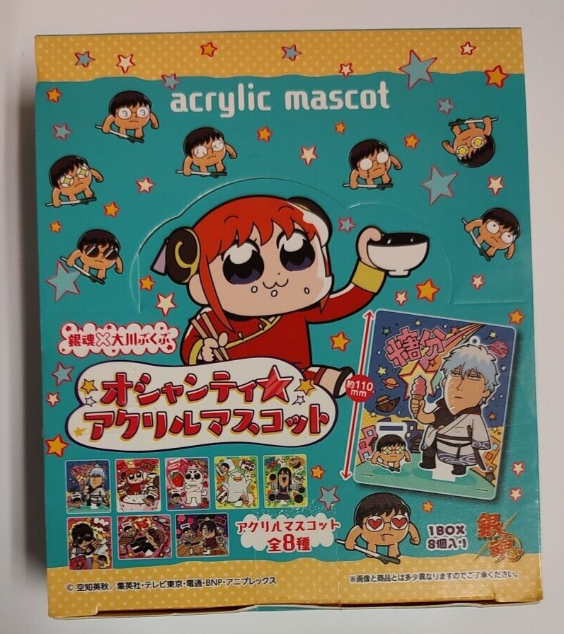 MEGAHOUSE GINTAMA OKAWA BUKUBU OSYANTY ACRYLIC MASCOT 8 PCS SET W