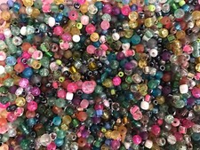 SEED BEADS GLASS ASSORTED COLORS AND SIZES 3 OUNCES PACK JEWELRY MAKING