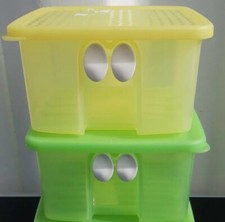 Tupperware Behälter Brotdose Lunchbox Vesperdose In Gelb Oder Grün