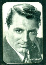 1950'S W. S. SCREEN STAR SUBJECTS ROUNDED CORNERS CARY GRANT EX/NM