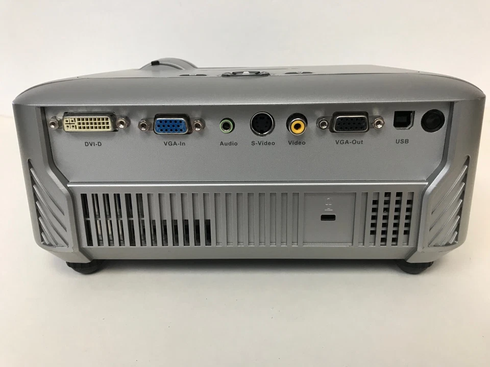 OPTOMA EP719 DLP DMD PROJECTION DISPLAY  PROJECTER  713 HOURS **NO REMOTE** - Image 3 of 4