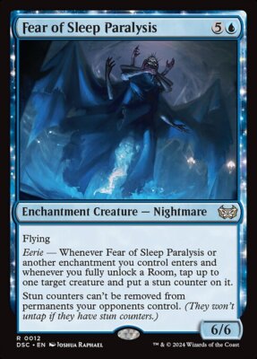 MTG - Fear of Sleep Paralysis (12) - Commander: Duskmourn - Near Mint | eBay