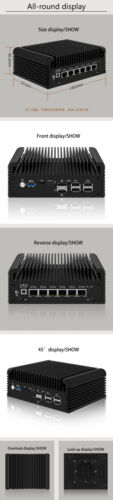 2.5G Firewall Router 12th Gen Intel i3 N305 N100 6x i226-V Fanless Mini PC DDR5 - Picture 13 of 14