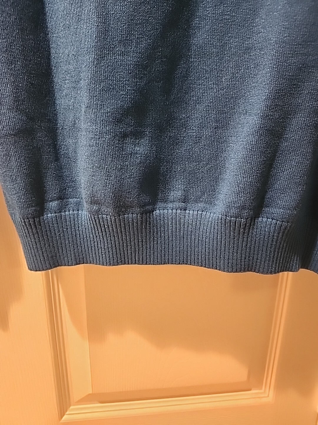 Nine Bull Sweater Mens L Teal Soft Knit Grandpa Style Ribbed Waist Comfort