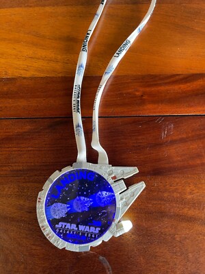 Disney Parks Star Wars Galaxy's Edge Millenium Falcon Light Up Lanyard - 2019