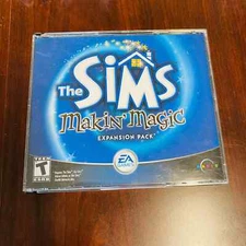 The Sims Makin Magic Expansion Pack PC Game includes case