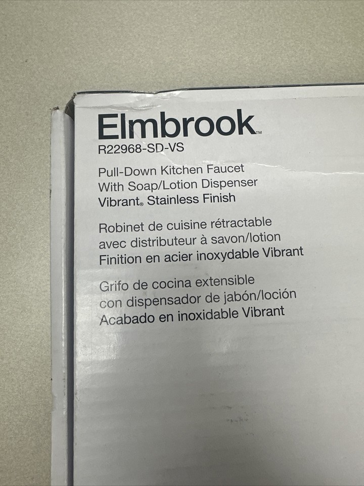 Kohler Elmbrook SingleHandle PullDown Sprayer Kitchen Faucet