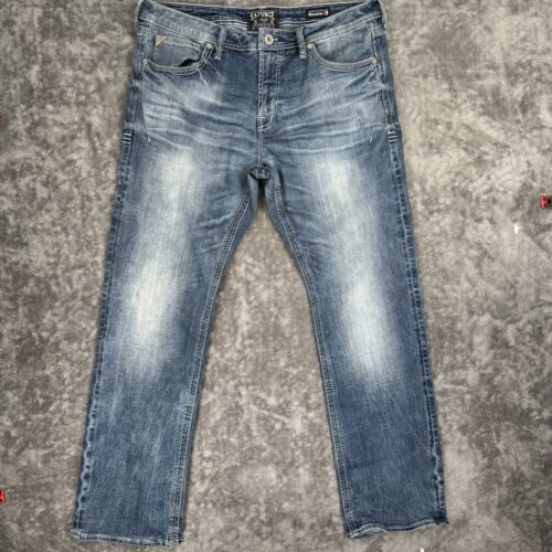 Buckle Salvage Jeans Mens 38L Blue Denim Anarchy Relaxed Straight - Zdjęcie 1 z 3