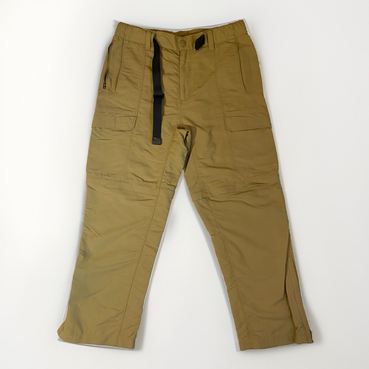 The North Face Men's Convertible Hiking Pants with Zip-Off Legs & Pockets in Medium Tan