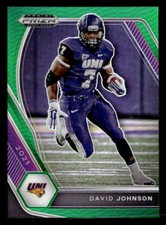 2021 Panini Prizm Draft Picks Collegiate #96 David Johnson Green Prizm