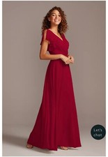 Red davids bridal dress size 2