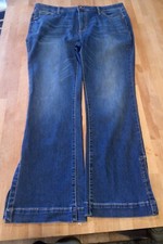 Womens Terra and Sky regular fit 16 W dark wash jeans