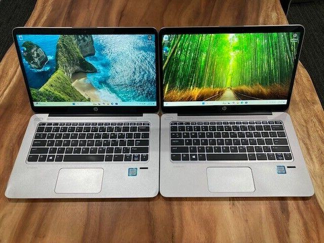 LOT of 2) HP EliteBook 1030 G1 Intel m5-6Y57 8GB 256GB SSD Windows
