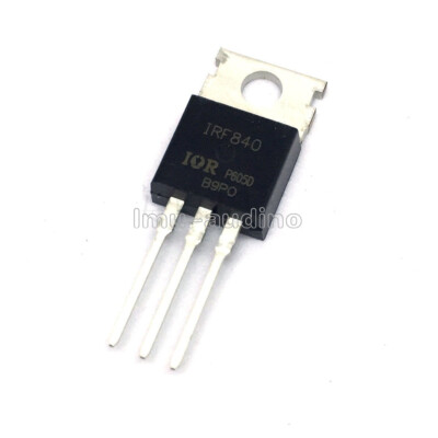 5Pcs IRF840N IRF840 N-channel 8A 500V MOSFET TO-220 IR Transistor