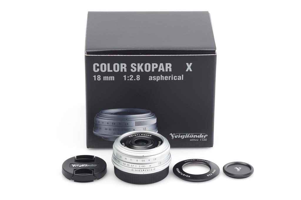 Voigtländer Color Skopar 2.8/18mm Chrome F. Fuji X (1726942308)