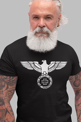 Herren  Shirt Deutschland Reichsadler Deutsches Reich Wehrmacht Eisernes Kreuz
