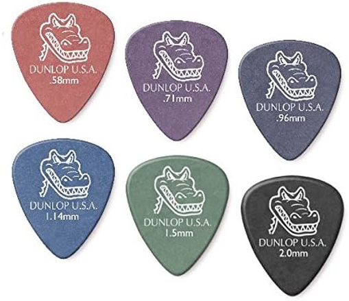 Dunlop Gator Grip Guitar Picks Variety Pack 12-Piece 2 Each Gauge