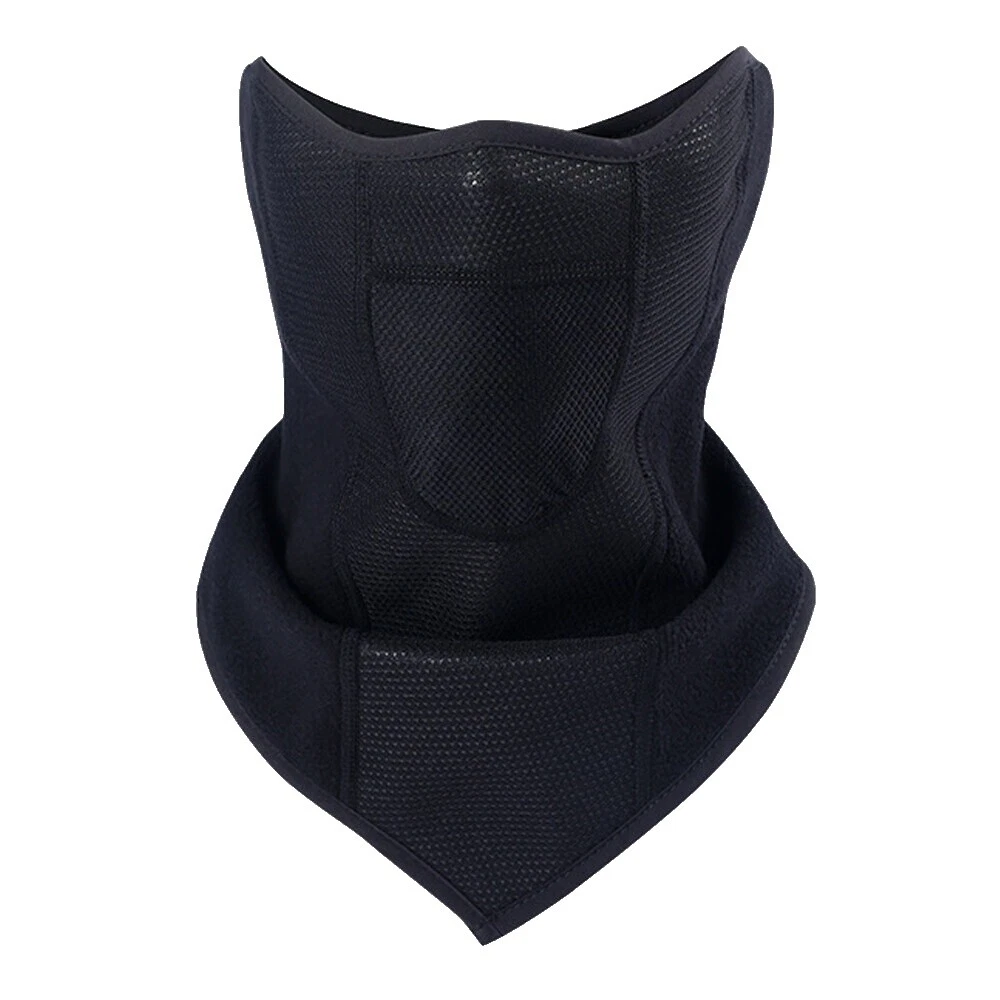 Флисовые черные однотонные шарфы для мужчин