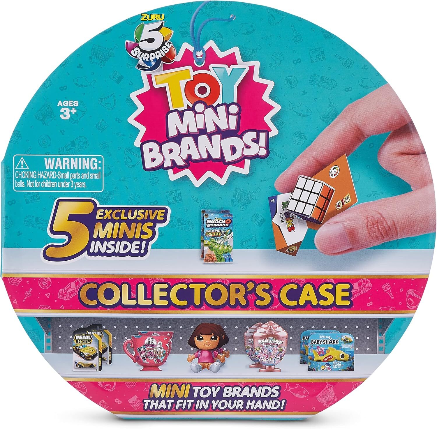 5 Surprise Toy Mini Brands Collector's Case - Store & Display 30 Minis with 4 Ex