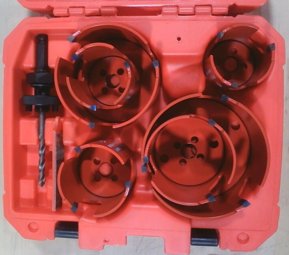 Milwaukee 10pc BIG HAWG with Carbide Teeth Hole Saw Kit 49569290