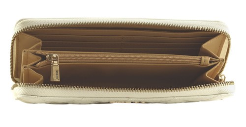 GUESS monedero Laurel SLG Large Zip Around Wallet L White - Imagen 3 de 4