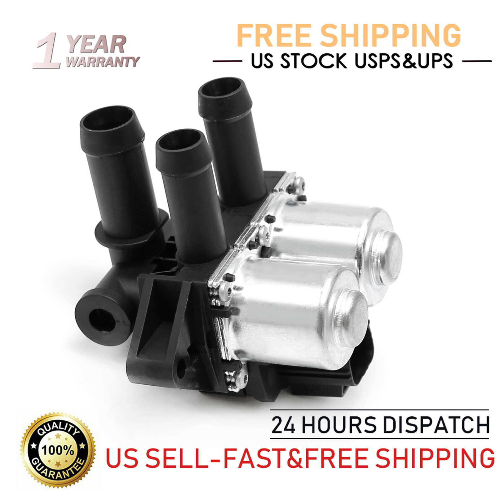 For 20032008 Jaguar 2R8H18495AC SType Heater Control Valve With 3