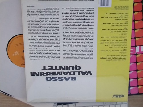 BASSO VALDAMBRINI QUINTET - omonimo Italy JAZZ , LIMITED REISSUE LP - Foto 2 di 2