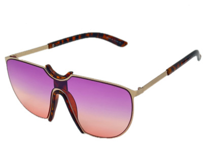 Fashion Sunglasses Square Metal Frame  UV400 Protection Oceanic Lens Lentes New
