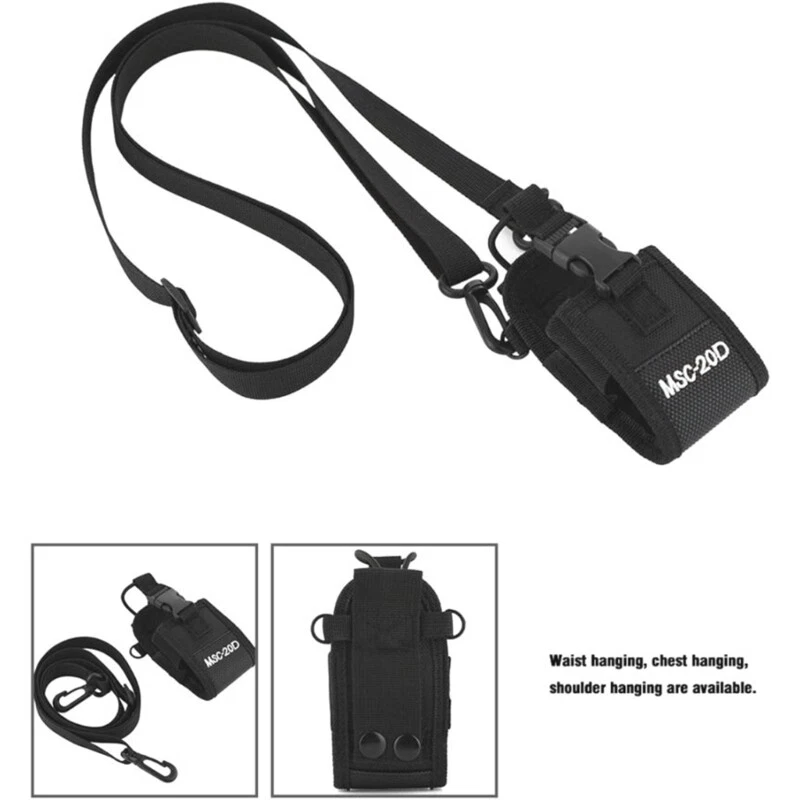 Nylon Belt Bag Adjustable Shoulder Strap Nylon Belt Case Bag Storage