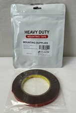 Double sided Tape Heavy Duty Mounting Foam 32ft 0.4”W Made w/ 3M VHP Tape (S2)