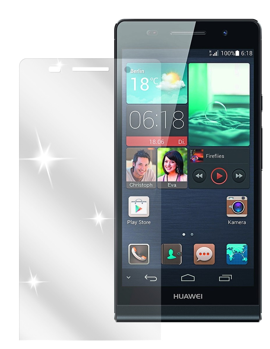 Dipos Schutzfolie Für Huawei Ascend P7 Mini – 2x Displayschutz Klar, Kratzfester Display-Schutz