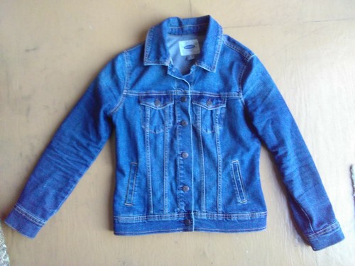 Blue Denim Cotton Jean JACKET Size 