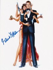 MAUD ADAMS signed Autogramm 20x25cm JAMES BOND in Person autograph COA