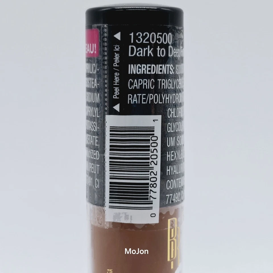 Lote de 8 correctores de larga duración Black Radiance True Complexion sellado oscuro a profundo Foto 4 de 4