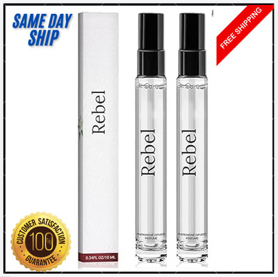 2PCS Rebel Pheromone Cologne for Men, 2024 New Rebel by Alloura for Men, Alloura