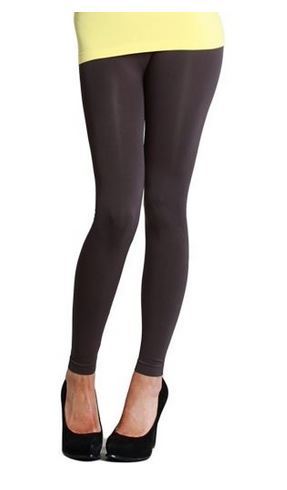 NIKIBIKI Womens Full Length Long Seamless Smooth Leggings REG & PLUS - Picture 6 of 12