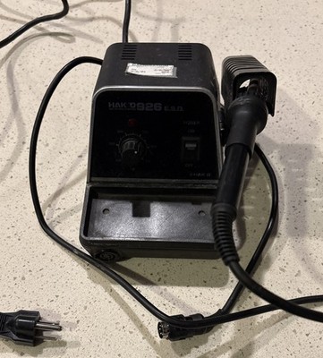 Hakko 926 ESD Soldering Station Hakko 900 iron with tip WORKING |G