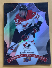 2016-17 NATALIE SPOONER UPPER DECK TEAM CANADA PROGRAM OF EXCELLENCE CARD#POE-39
