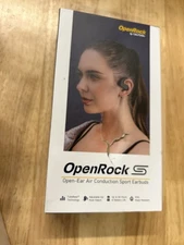 OpenRock S Open-Ear Air Conduction Headphones, Bluetooth 5.3 Wireless Over-Ear