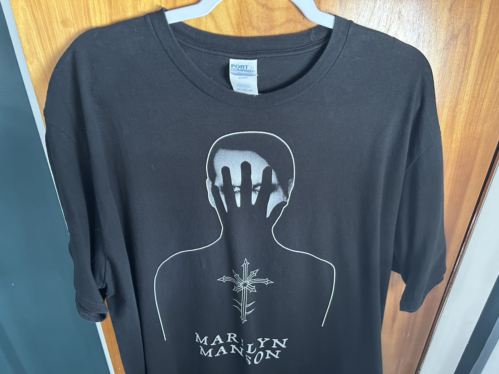 Marilyn Manson “We Are Chaos” B&W Image (2XL t shirt,used)