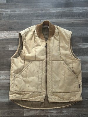 Vintage Walls Blizzard Pruf Canvas Insulated Duck Vest Sz Large Made In USA