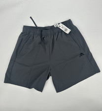 Adidas Men's Train Essentials Woven Training Shorts XL 7" IC6978 Grey Black